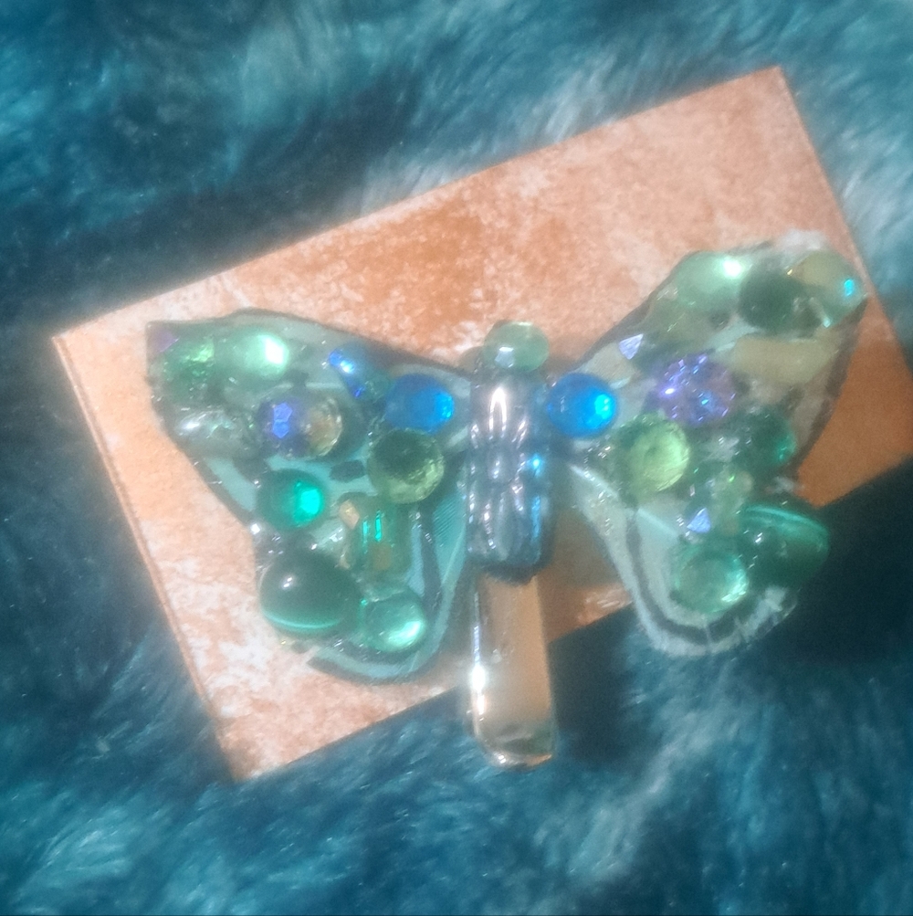 Colorful Butterfly Clip
